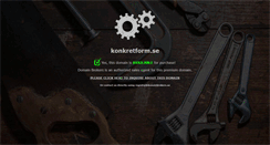 Desktop Screenshot of konkretform.se