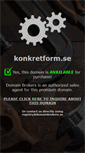 Mobile Screenshot of konkretform.se